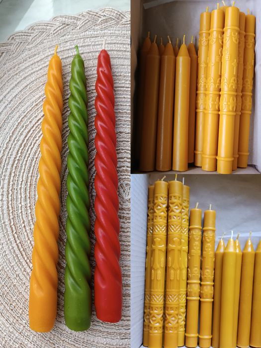 Свічки з бджолиного воску