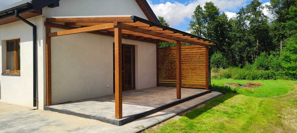 Zadaszenie tarasu taras wiata altana pergola