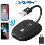 Bezprzewodowy Android Auto Adapter  Carplay Iphone  Wifi Bt Niezawodny
