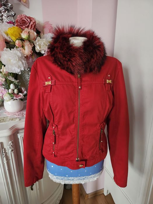 Kurtka ocieplana Societa r. M/L futro jenot