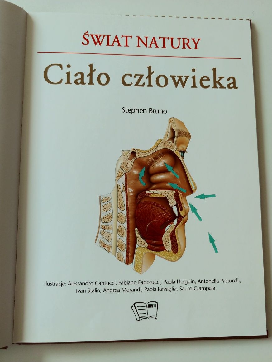 nowa książka świat natury ciało człowieka autor stephen bruno ARTI