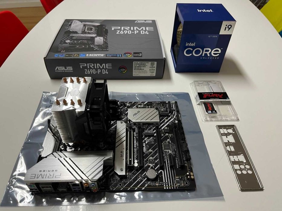 Upgrade Intel Core i9 12900k + Asus Prime Z690-P + 64GB DDR4 Kingston