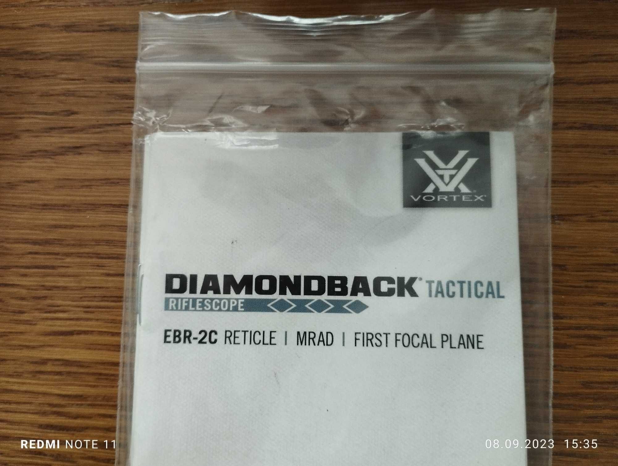 Оптичний приціл VORTEX Diamondback tactical 6-24x50
