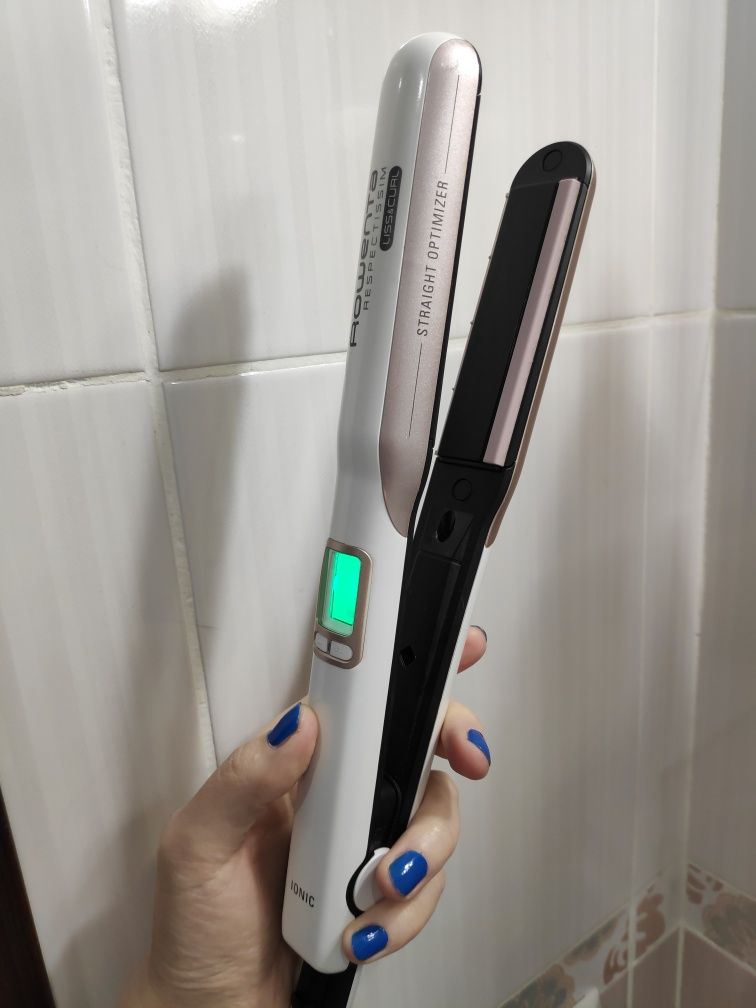 Випрямляч для волосся rowenta respectissim liss & curl утюжок