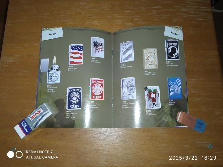 ## catálogo isqueiros Zippo 2009 complete line collection ##