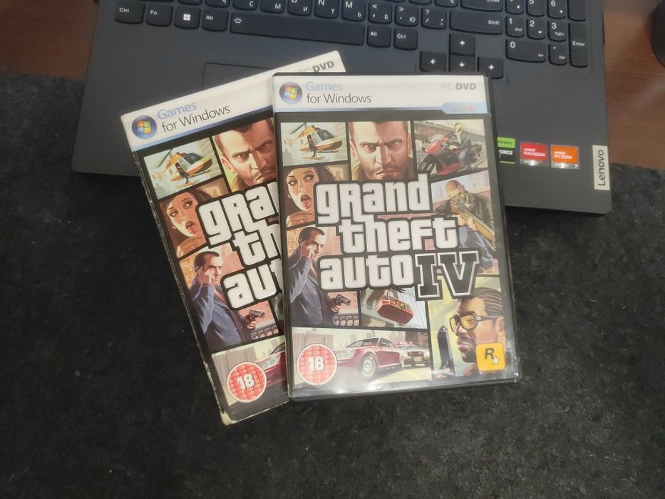 Grand Theft Auto 4 (GTA 4) ліцензійний диск для PC