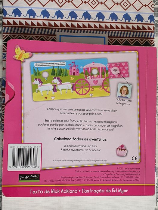 Livro  A minha aventura de princesa