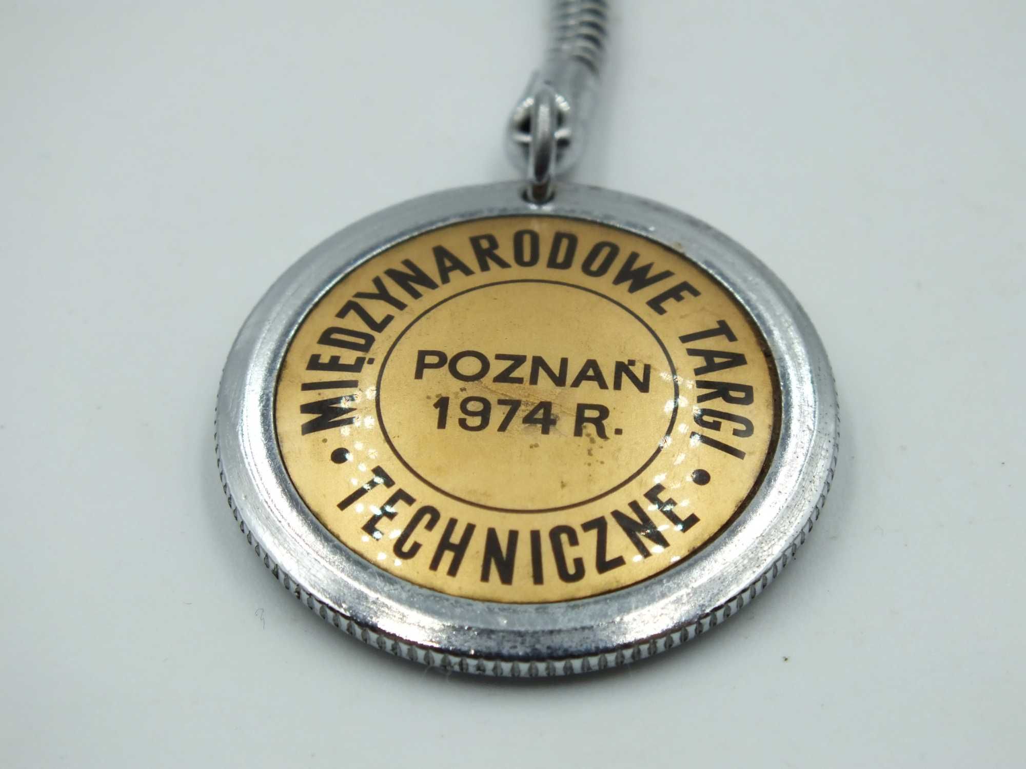 Brelok POLSKI FIAT targi Poznań 1974 r PRL