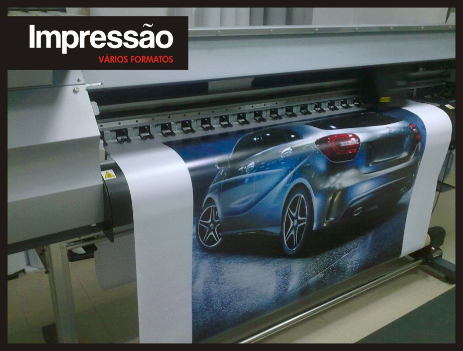 Decoração com impressão digital em telas, vinil, papel parede, etc.