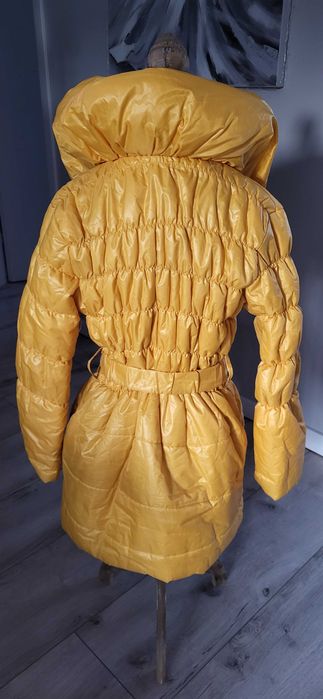 Kurtka damska żółta