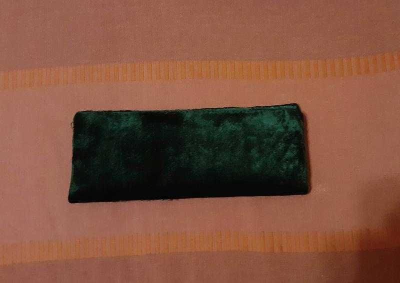 Бархатный черный клатч сумочка вышивка зардози индия винтаж