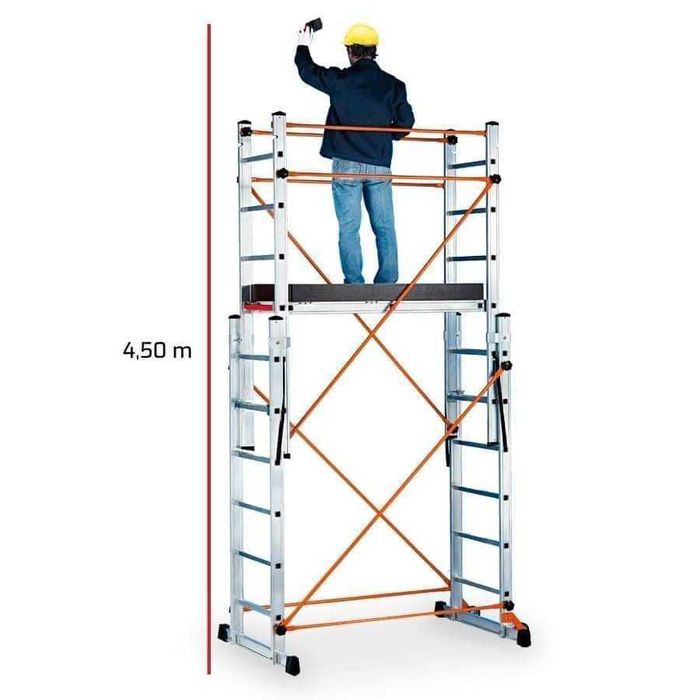 Torres de andaime, escadas, e escadotes