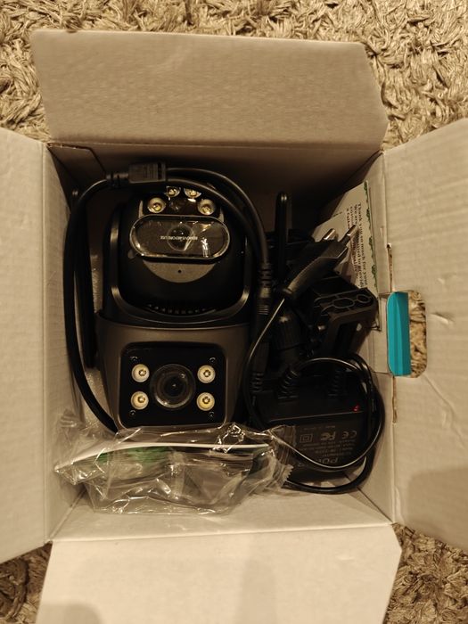 „Zewnętrzna kamera IP PTZ 6 K / 5 MP – Wi-Fi, zoom 8×, obrotowa (pan-t