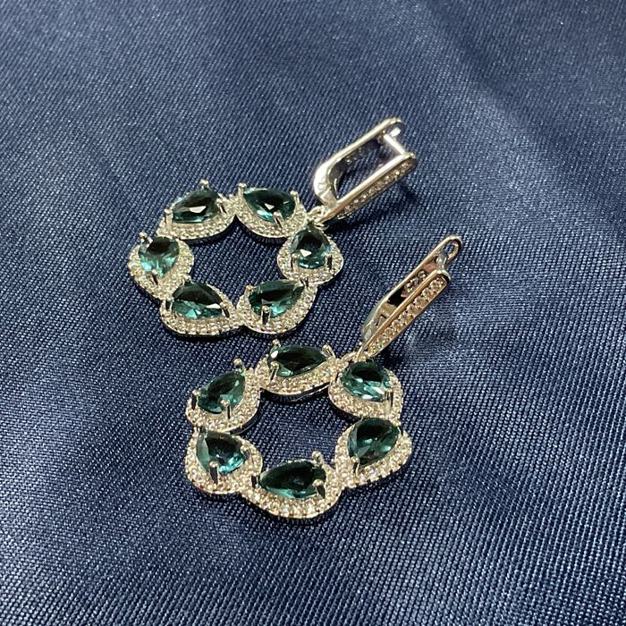 Brincos prata 925 medida de 4 cm