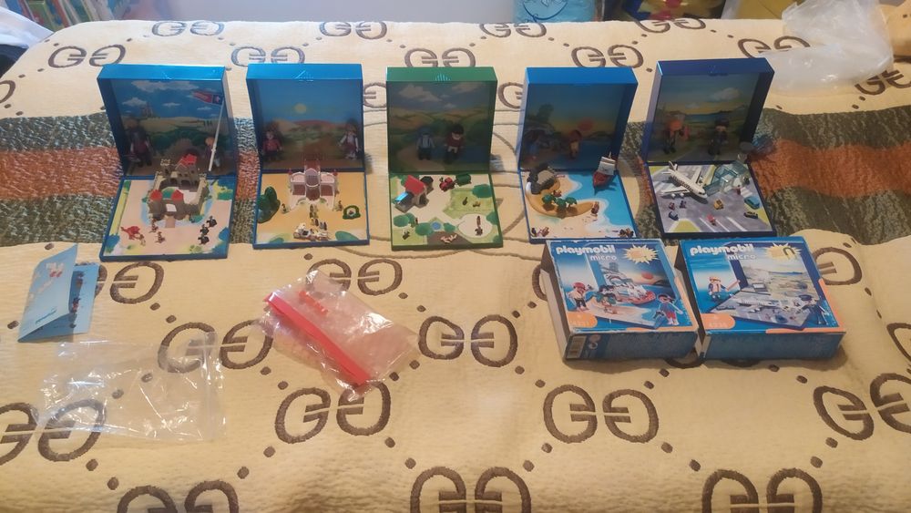 Playmobil 5 sets Caixas micro magnético