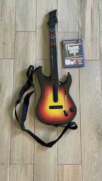 Guitar Hero 5 PS2 Guitarra + Jogo
