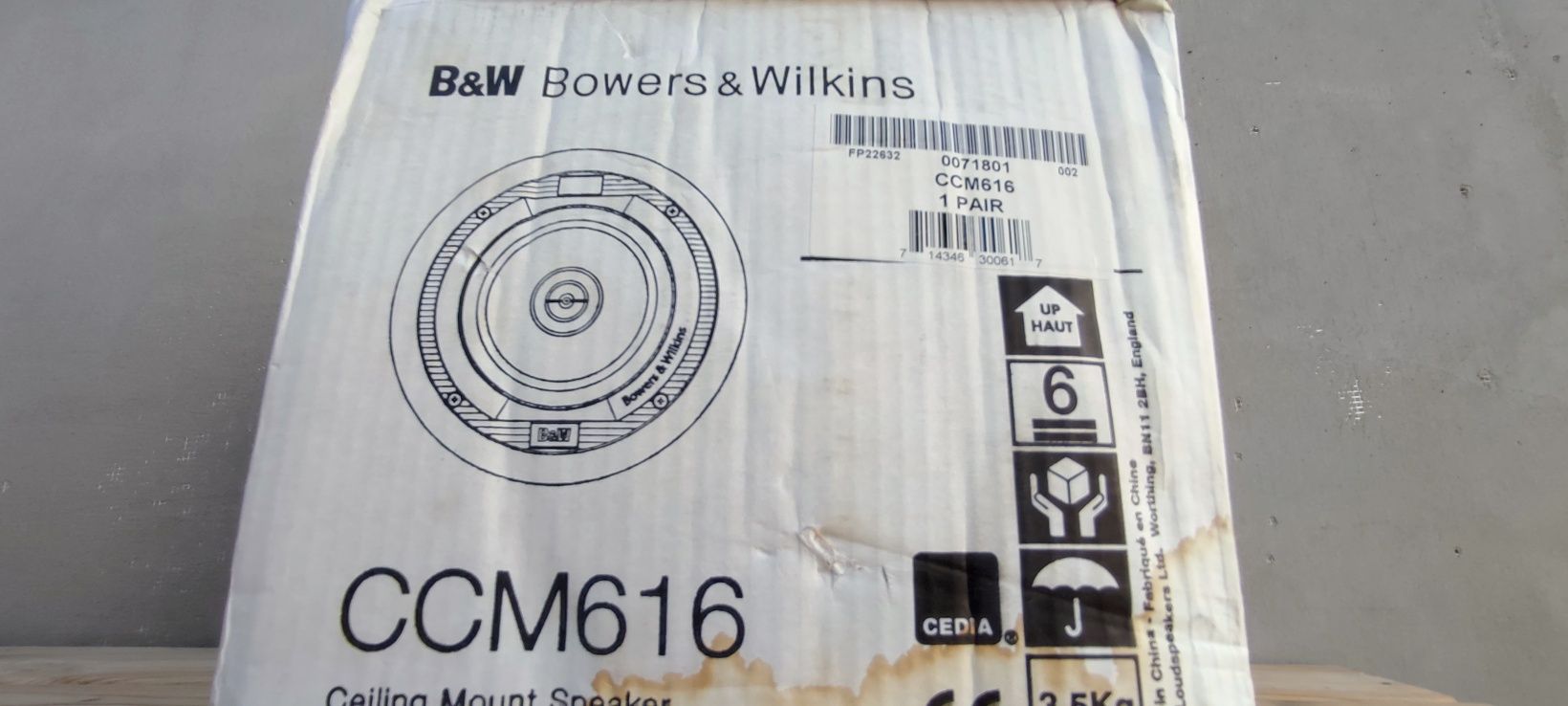 Bowers & Wilkins CCM-616 потолочна, стельова, вбудована