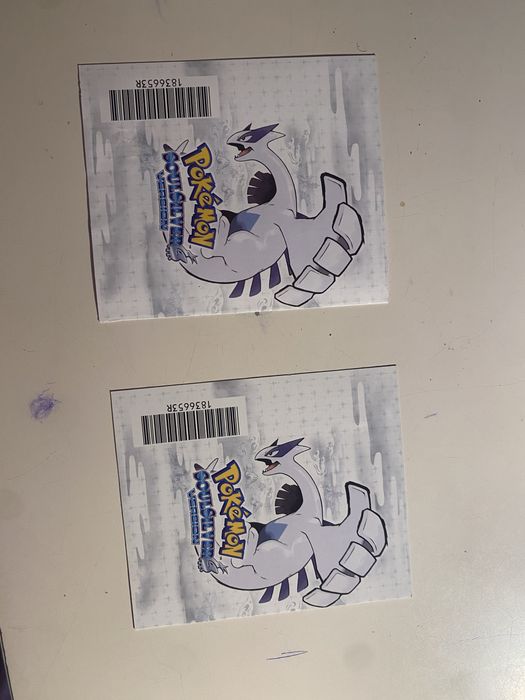Pokemon soulsilver folheto nintendo ds