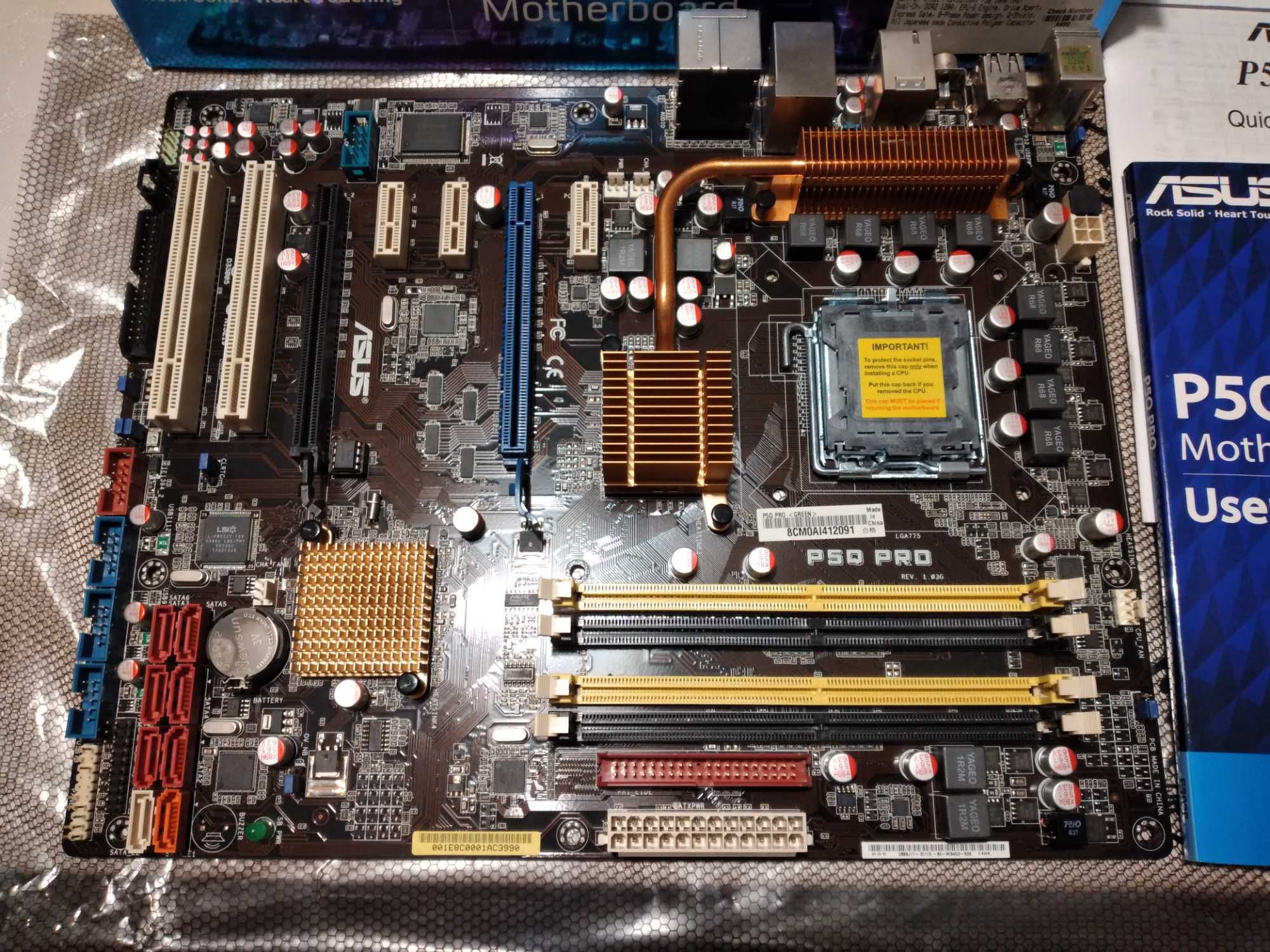 Asus P5Q PRO Core2 Quad PCI-E 8 GB DDR2