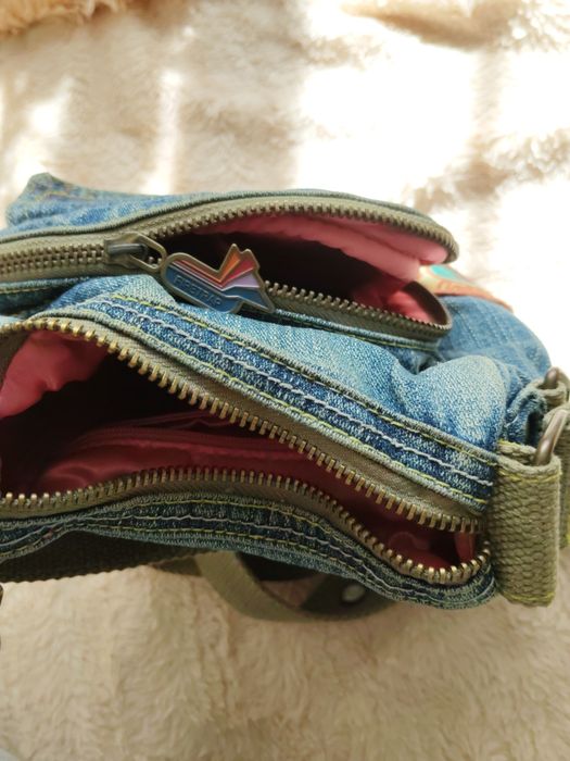 Сумка джинсова з карманами