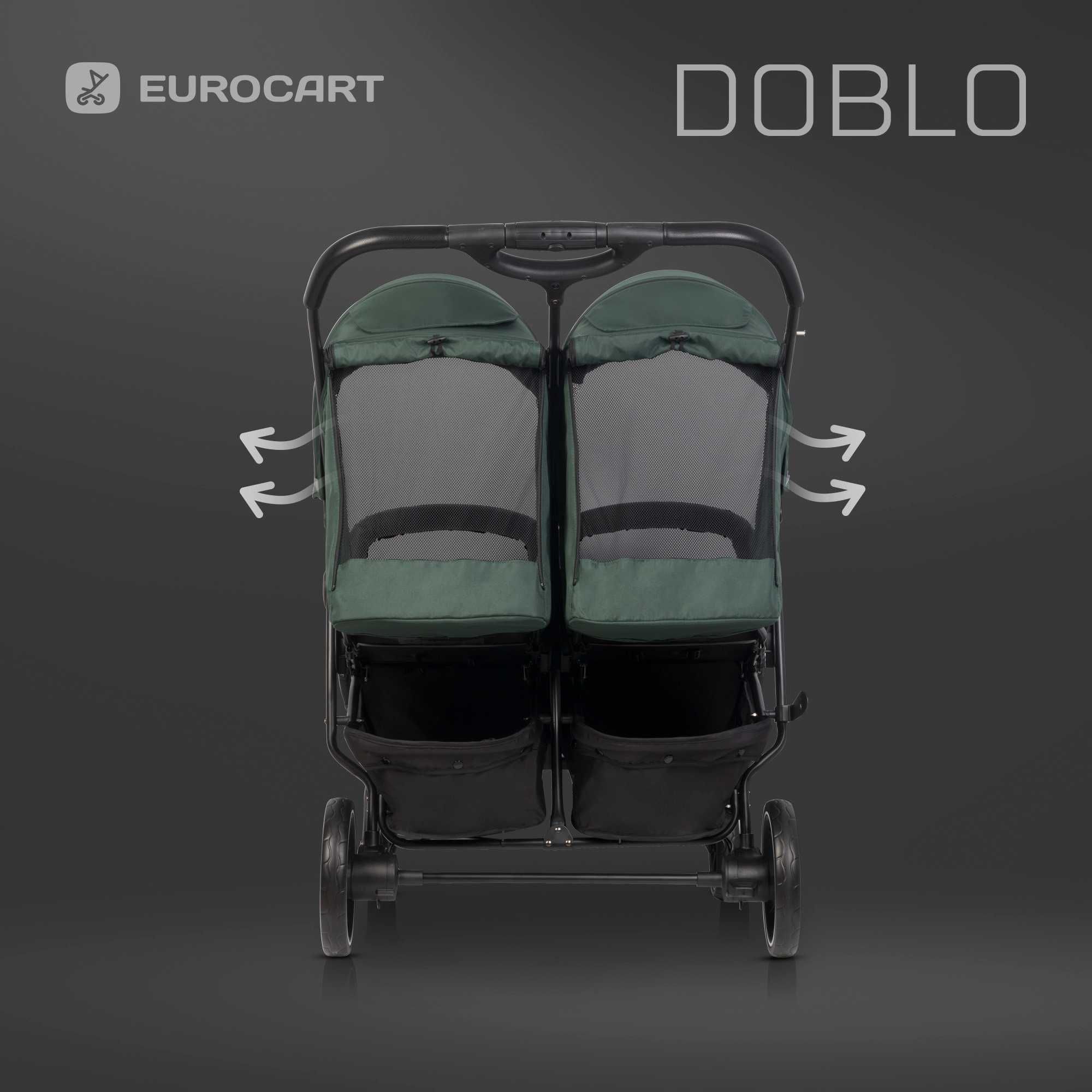 szkrabwita.pl Euro-Cart Doblo wózek spacerowy twin