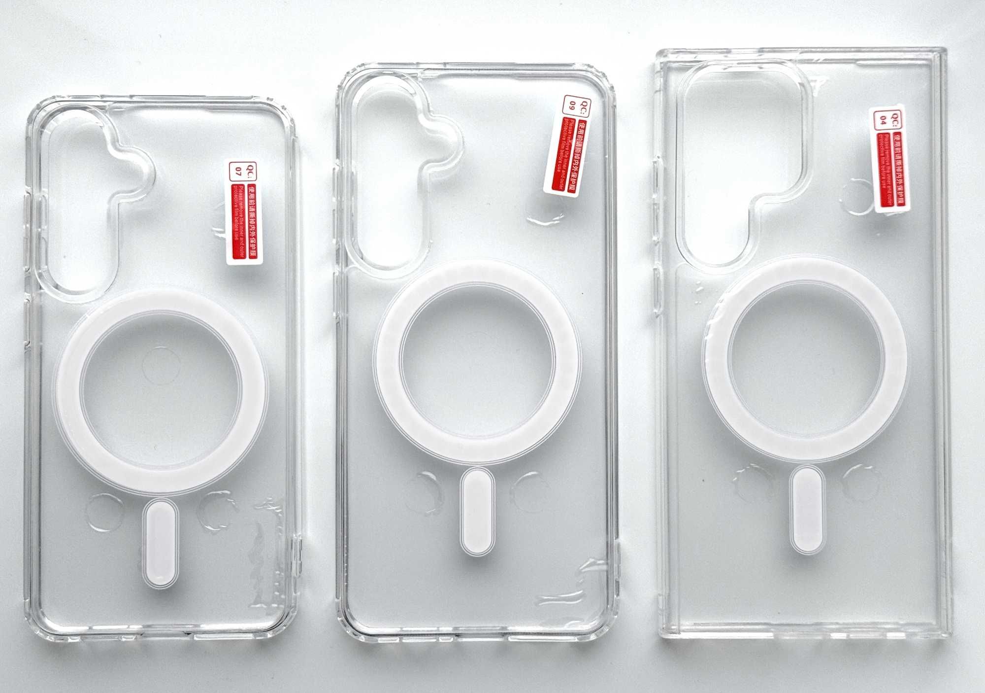 Чохол для Samsung S24/S24 Plus/S24 Ultra з MagSafe прозорий чехол