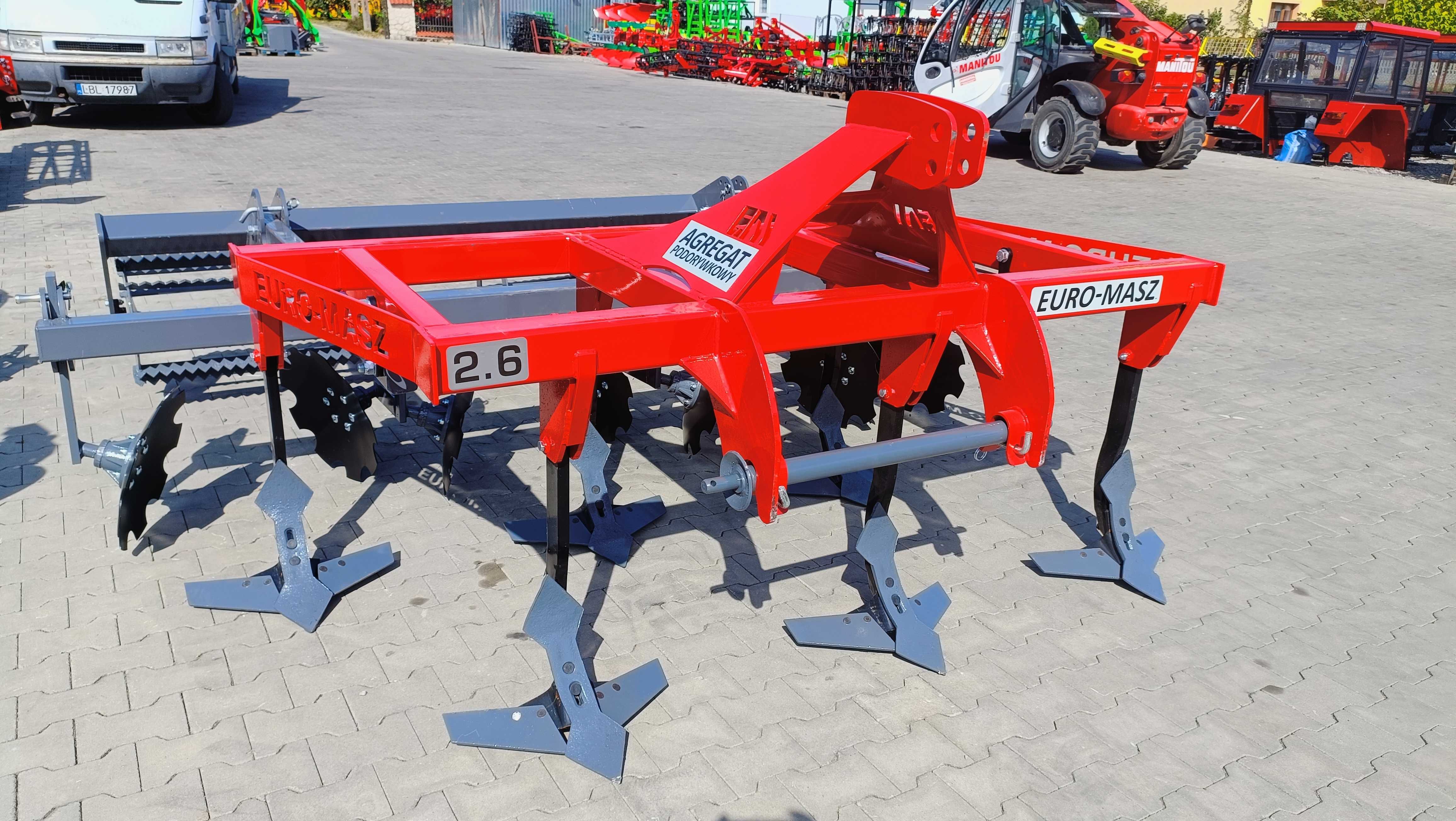 Agregat ścierniskowy podorywkowy Euro-Masz zab. śrubowe promo AGROSTAL