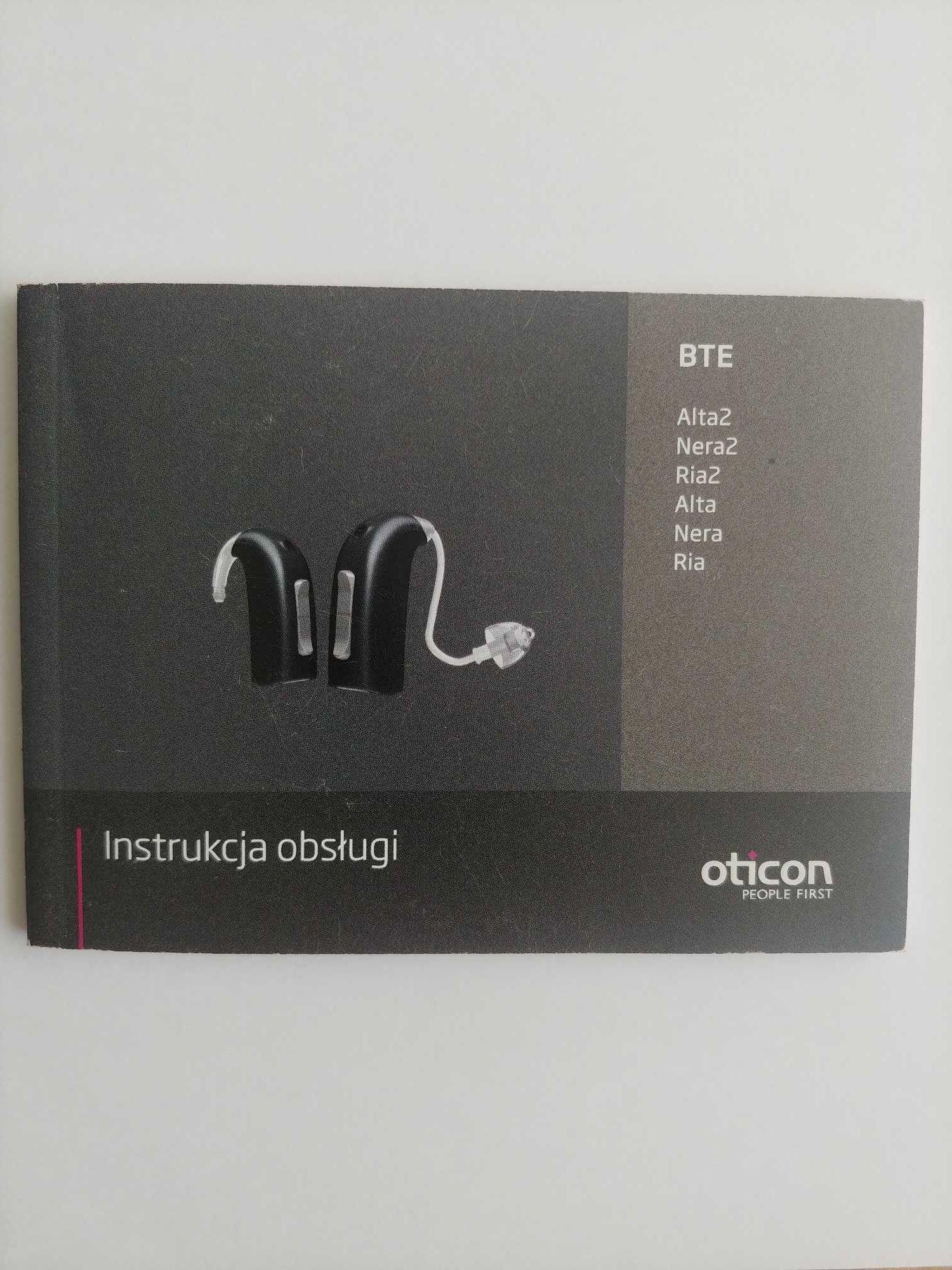 Aparat słuchowy Oticon  Ria 100 P+L+ Pilot użyty kilka razy-dyskretny