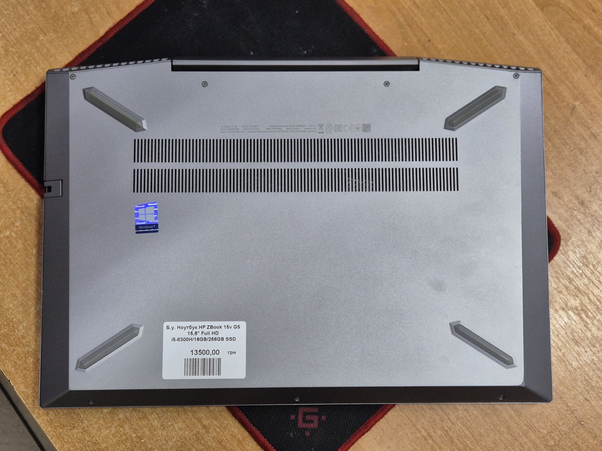 Продам потужний ноутбук HP ZBook 15v G5 Core i5-8300H/16/256