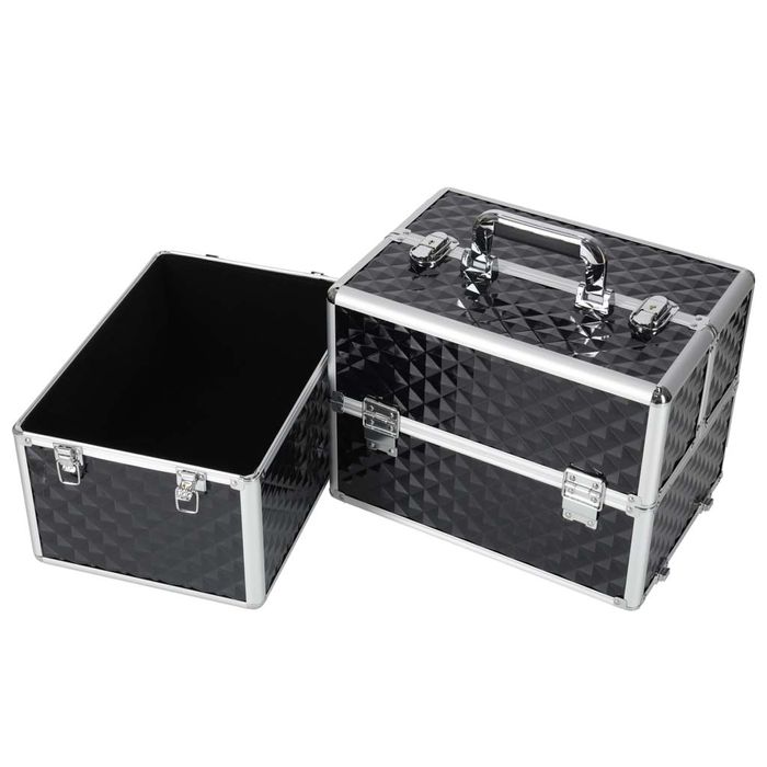 Kuferek Kosmetyczny XXL Duży Organizer Walizka na Kosmetyki Lakiery