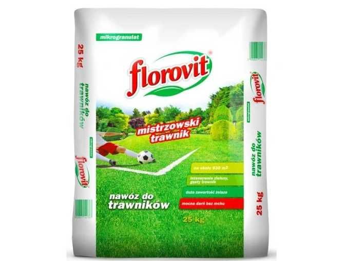 Nawóz do trawnika trawy żelazo 25kg mikrogranulat inco Florovit