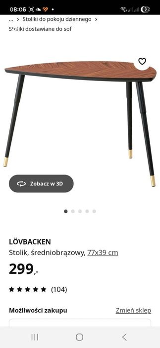 Stolik ikea  sprzedam odbior osobisty