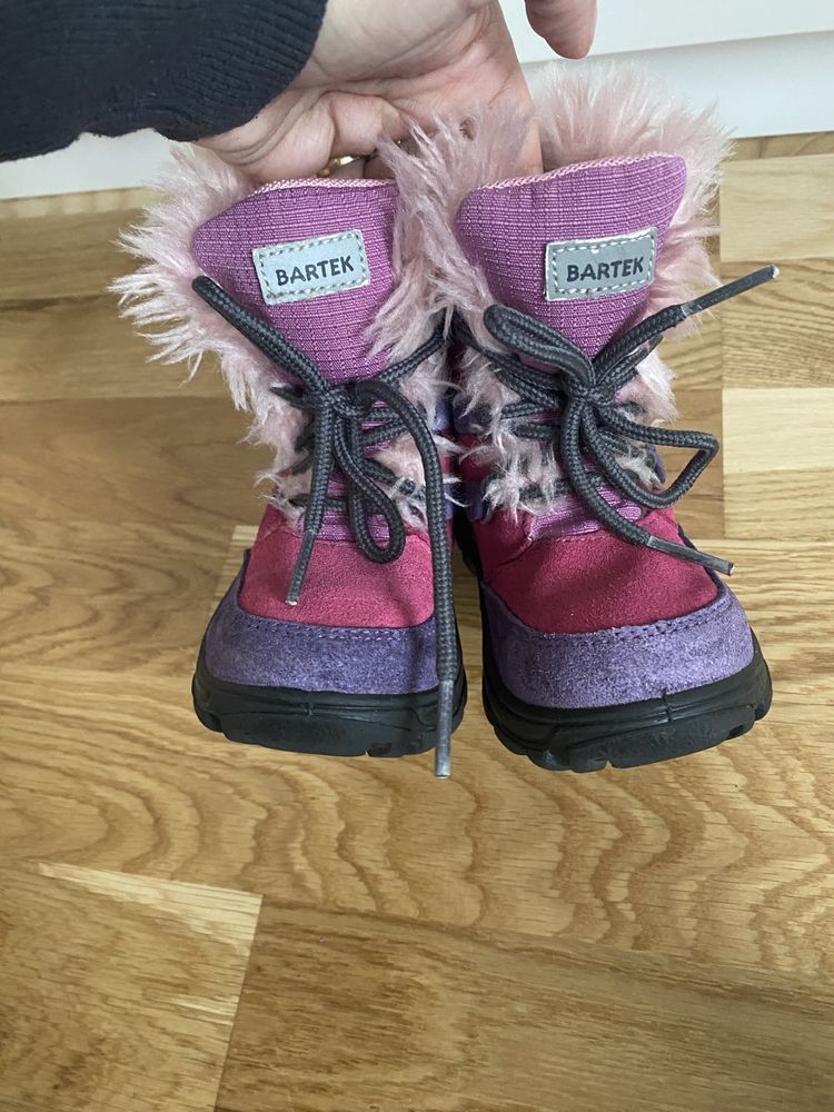Buty zimowe Bartek r. 23 kozaki skorzane