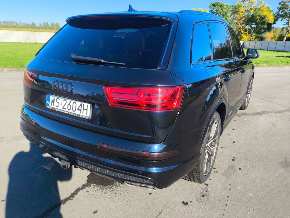 Audi Q7 Prestige 3,0TFSI Granat Perła+ ruda skóra zamiana Jeep SRT