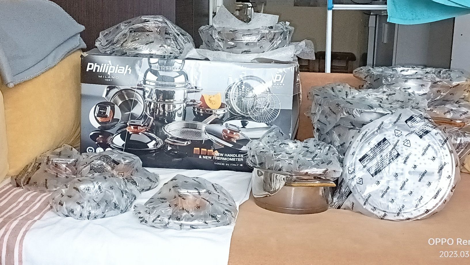 Sprzedam komplet garnków firmy Philipiak