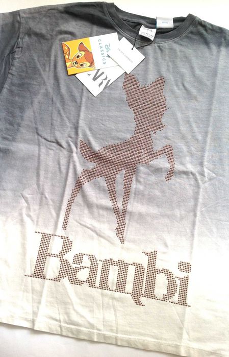 Zara koszulka longsleeve Bambi 11 12 lat