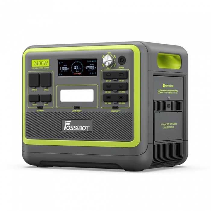 Przenośna Stacja Zasilania Generator Fossibot F2400 ! + Wózek GRATIS !