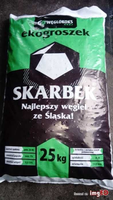Groszek Skarbek z KWK Bobrek Orginał ekogroszek