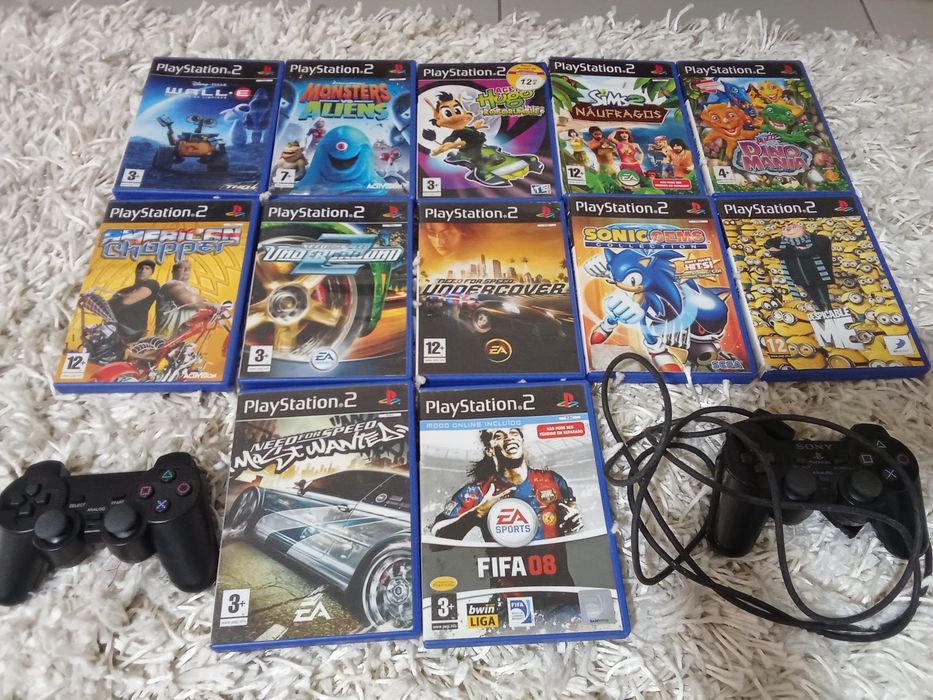 PlayStation 2 com 12jogos