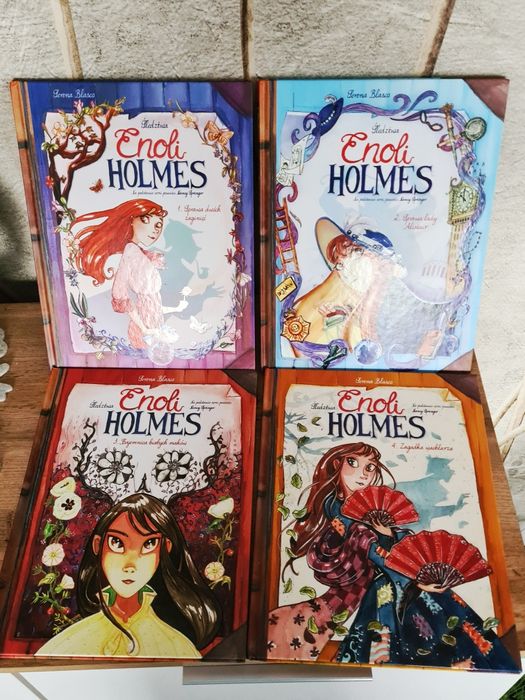 Śledztwa Enoli Holmes cz 1, 2, 3 i 4 komiks