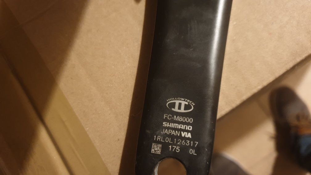Korba Shimano XT M8000 ramiona 175 korby