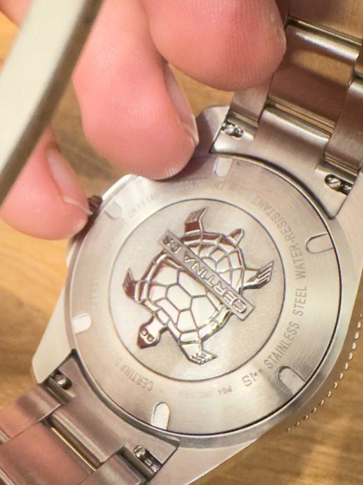 Certina DS Action Diver 300m- zielony, jak nowy! GW + pasek, pudełko