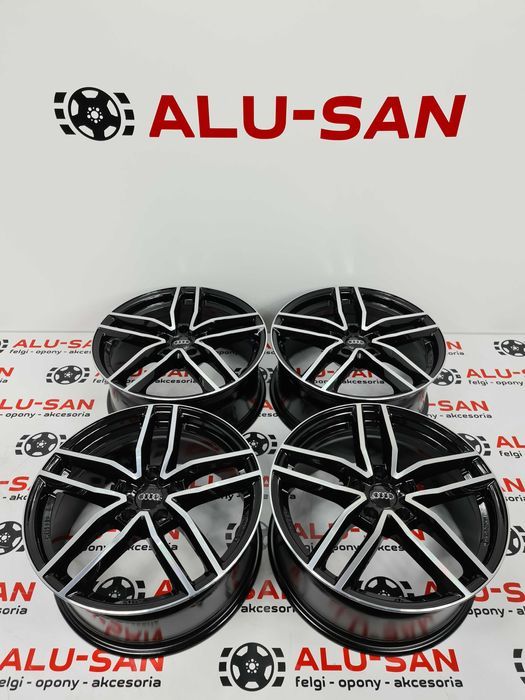 Nowe alufelgi AUDI 18" 5x112 A3 8P0 8V0 8V5 A4 B5 B6 B7 A6 Dark-Poler