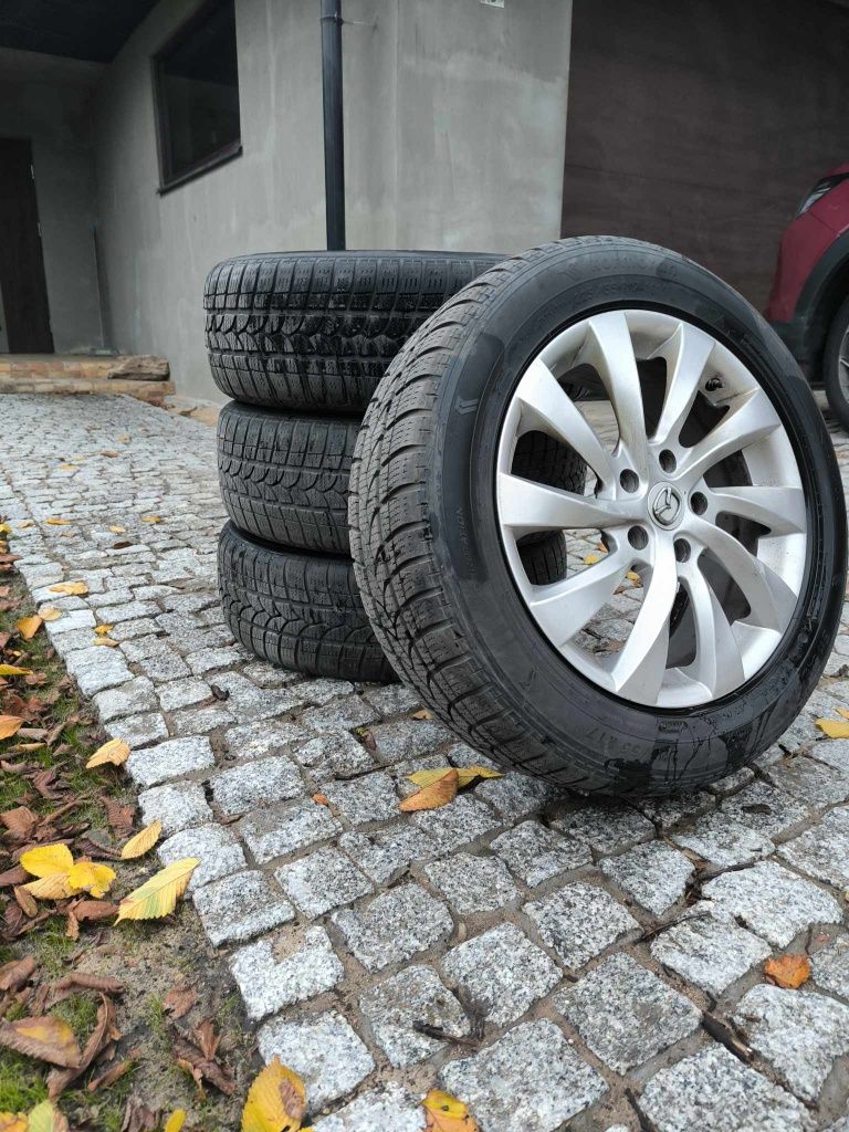 Sprzedam komplet opon zimowych z felgami  225/55  r17