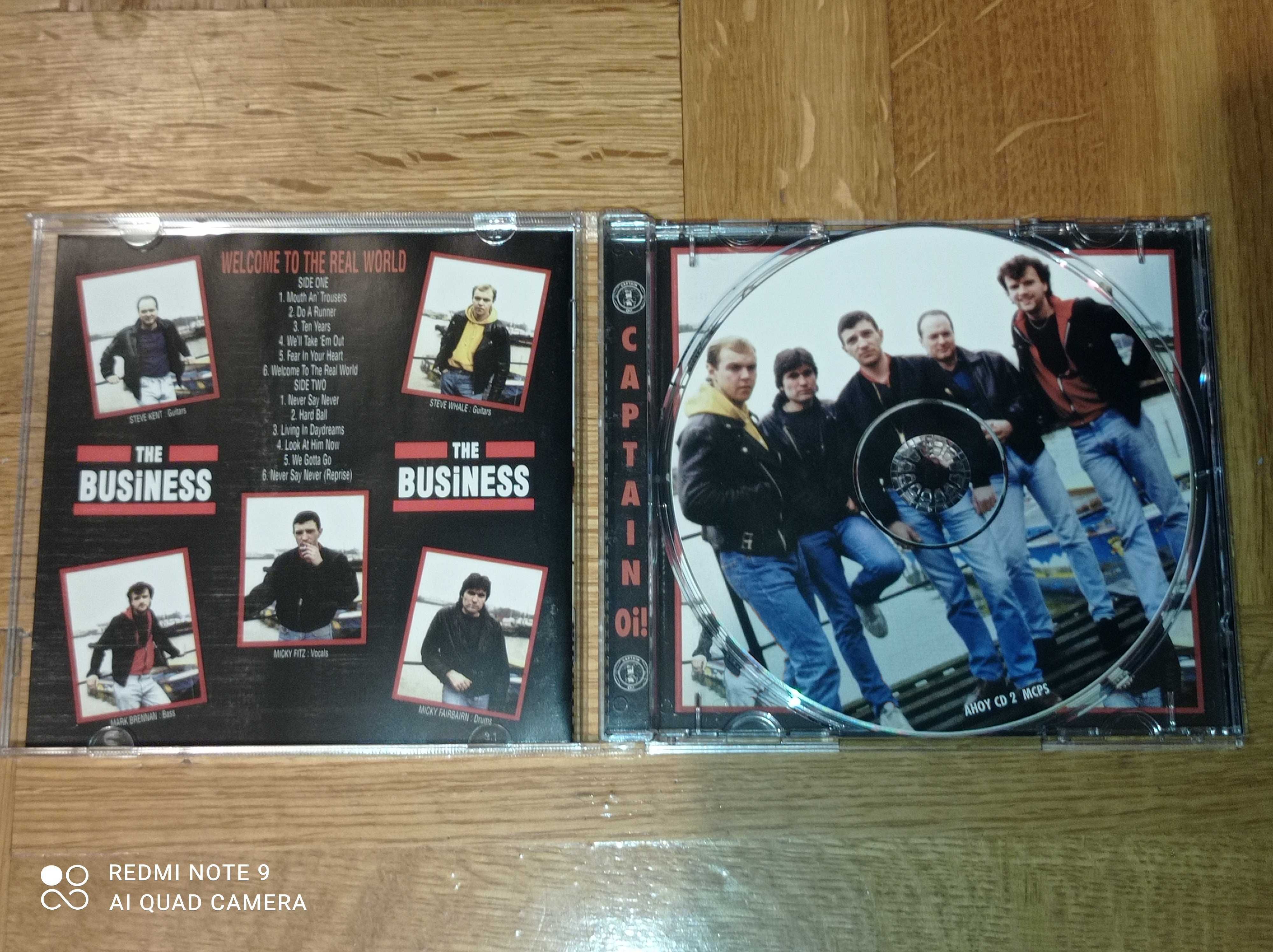 The Business - Welcome To The Real World CD UK punk oi Mick Fitzsimons