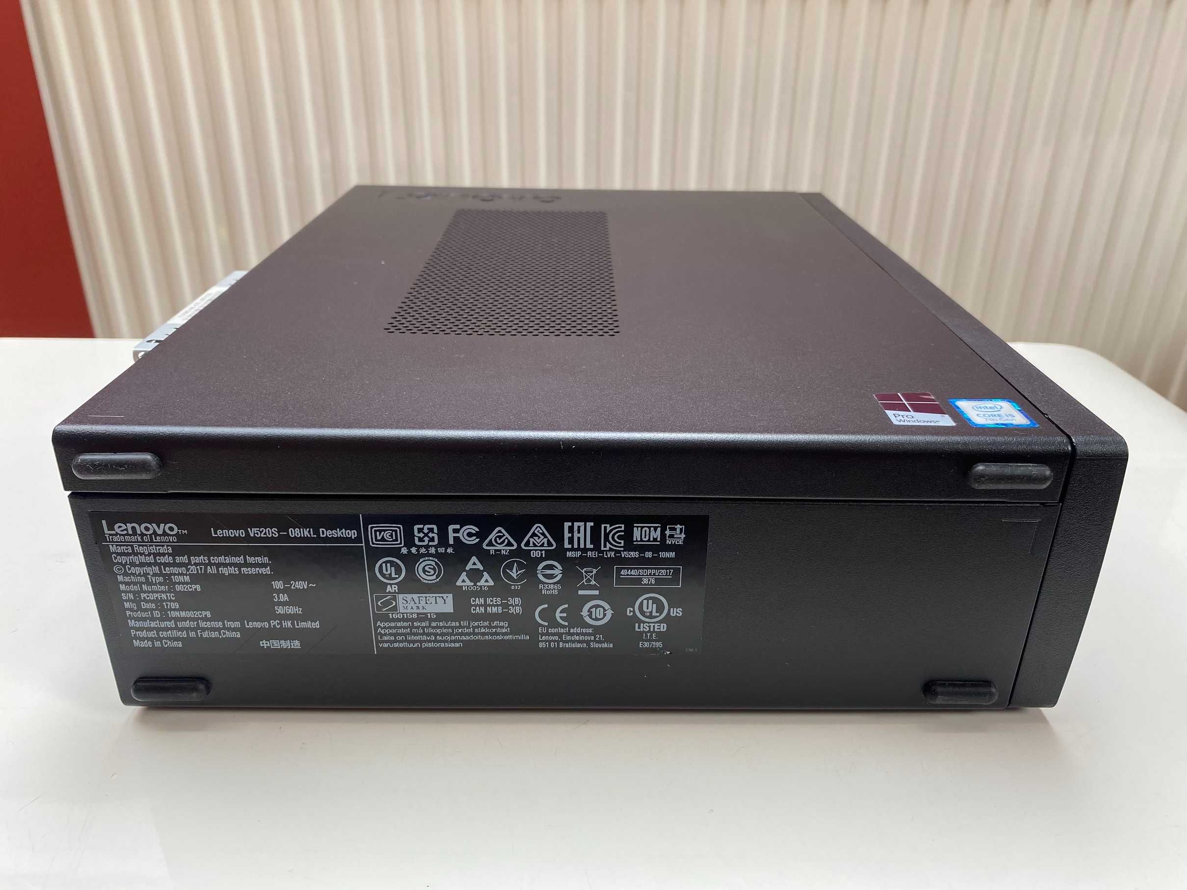 Komputer Lenovo V520S Intel i5 7400 3,0GHz, 8GB, 256SSD + org. Win 10