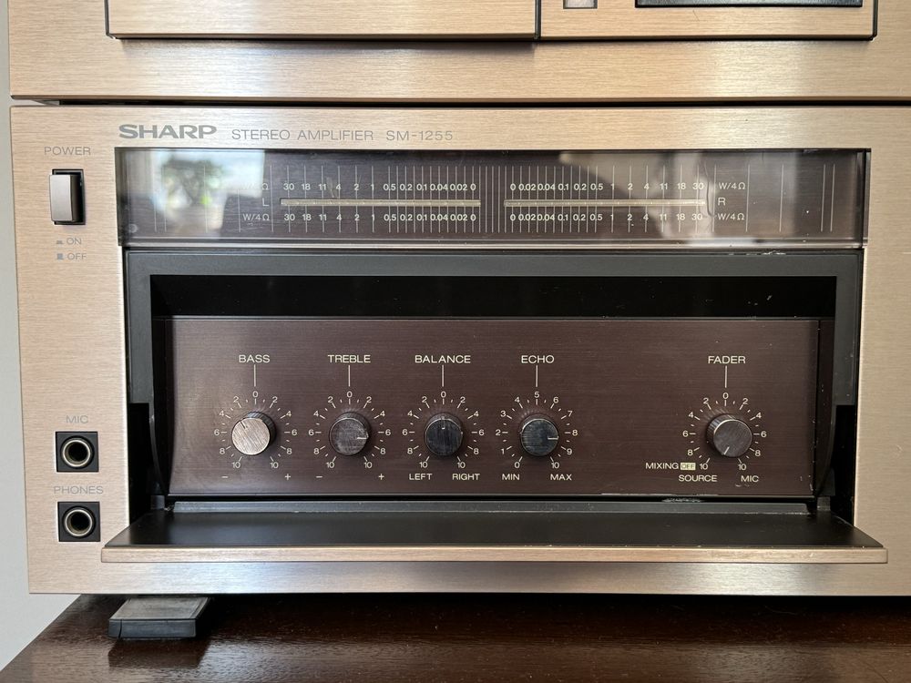 SHARP SM 1255 Flat Amplifier Radiomagnetofon Amplituner Deck