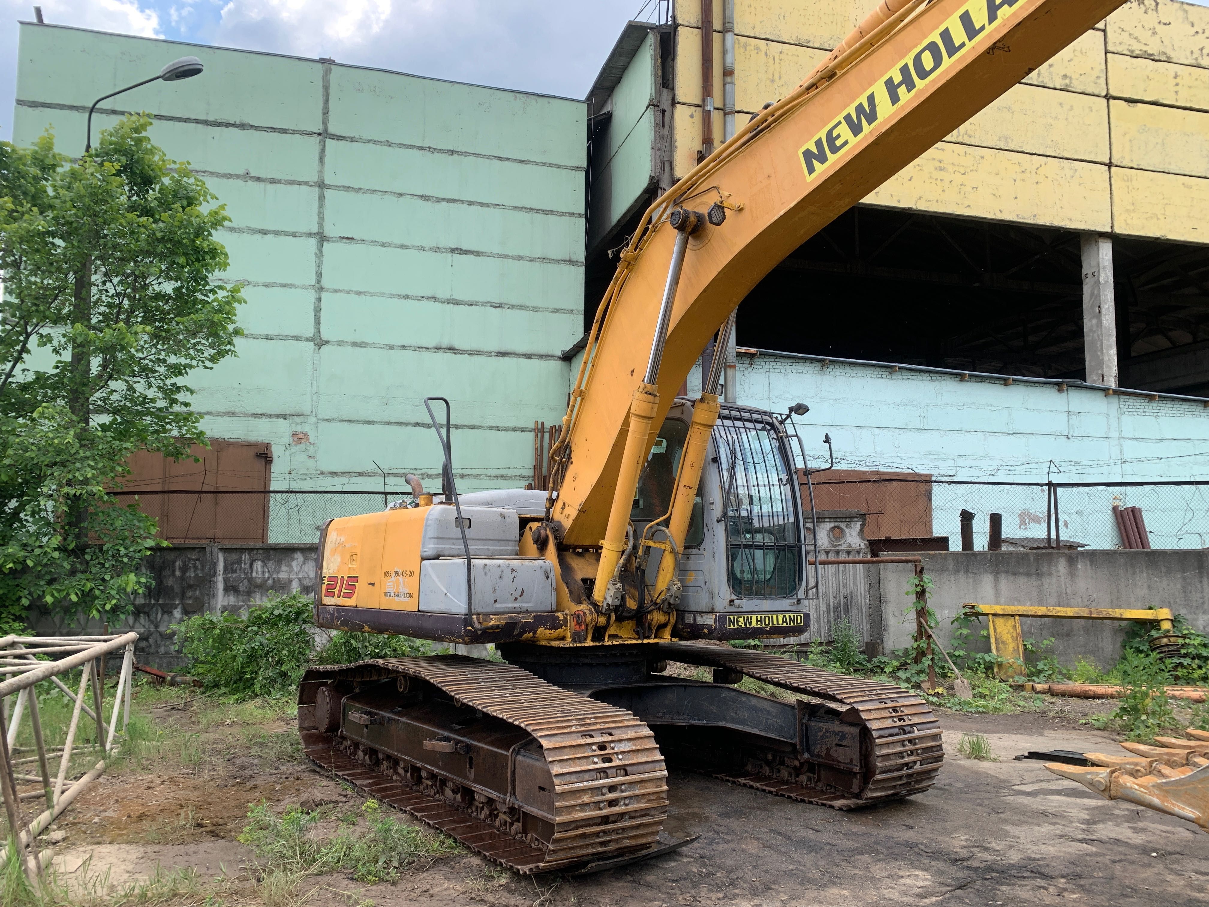 Гусеничний екскаватор NEW HOLLAND E215 Гусеничный экскаватор