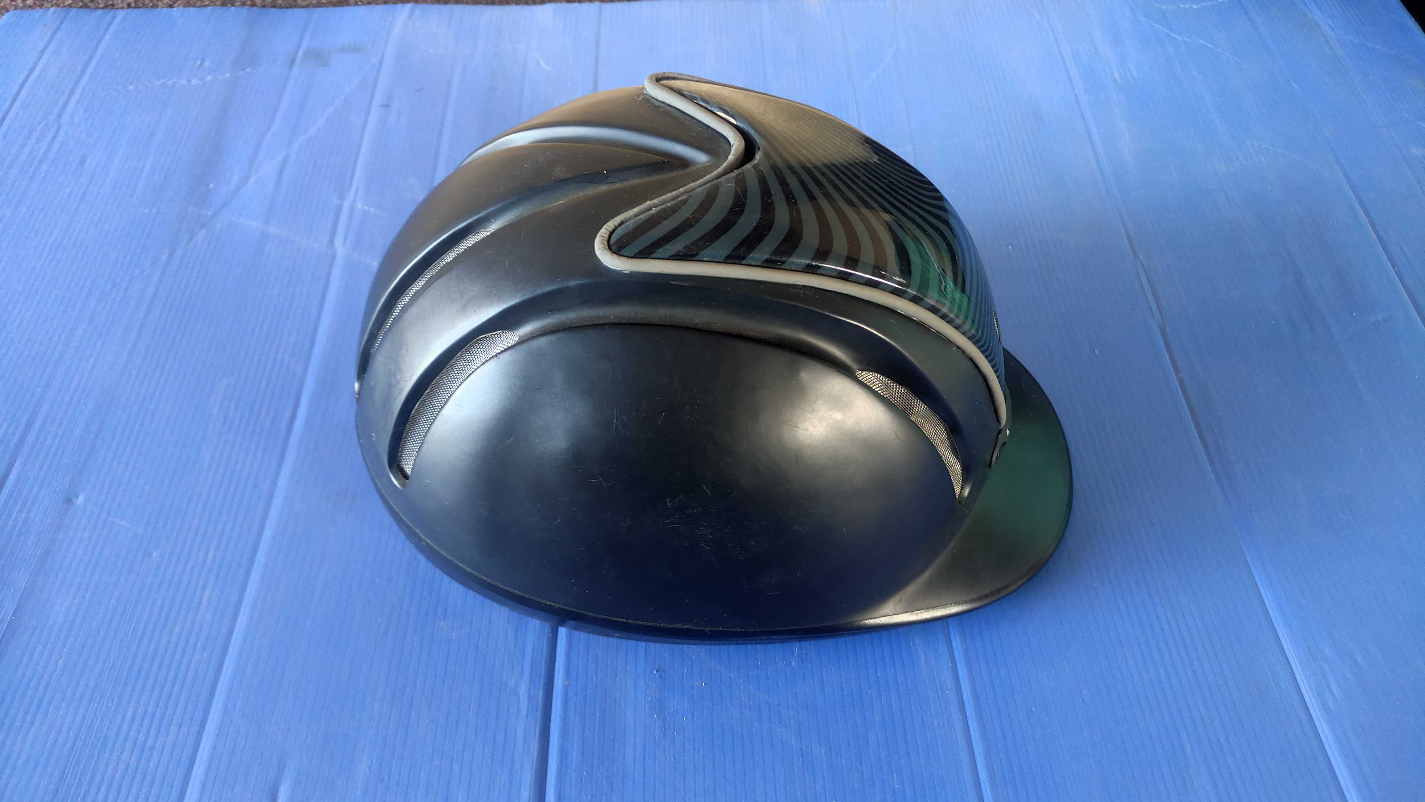 Kask jeździecki Horze Pacyfic czarny S/M 53-56 cm