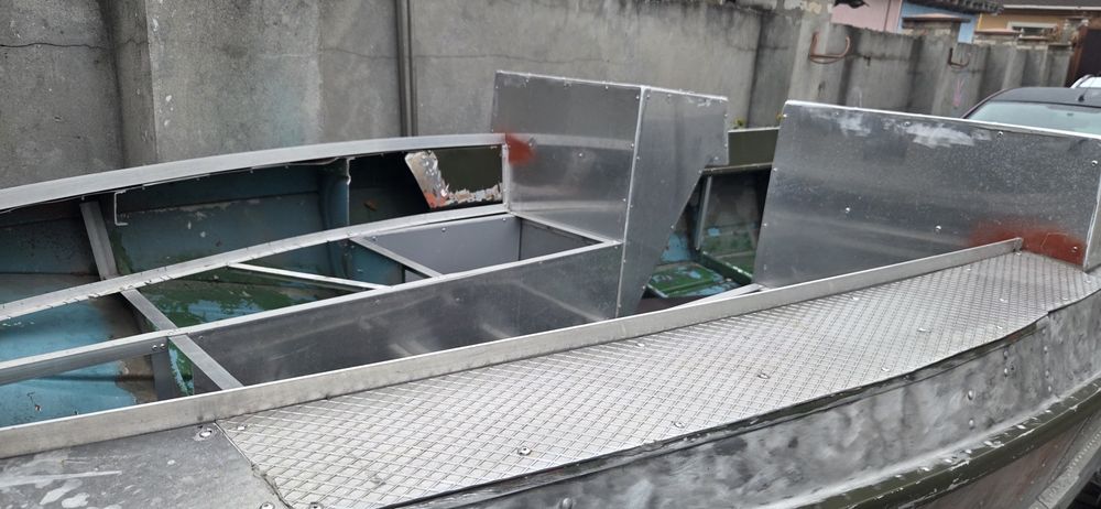 Казанка 5м Honda bf50 инжектор + лафет